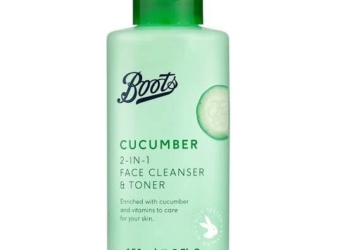 BOOTS 2 IN 1 FACE CLEANSER AND TONER