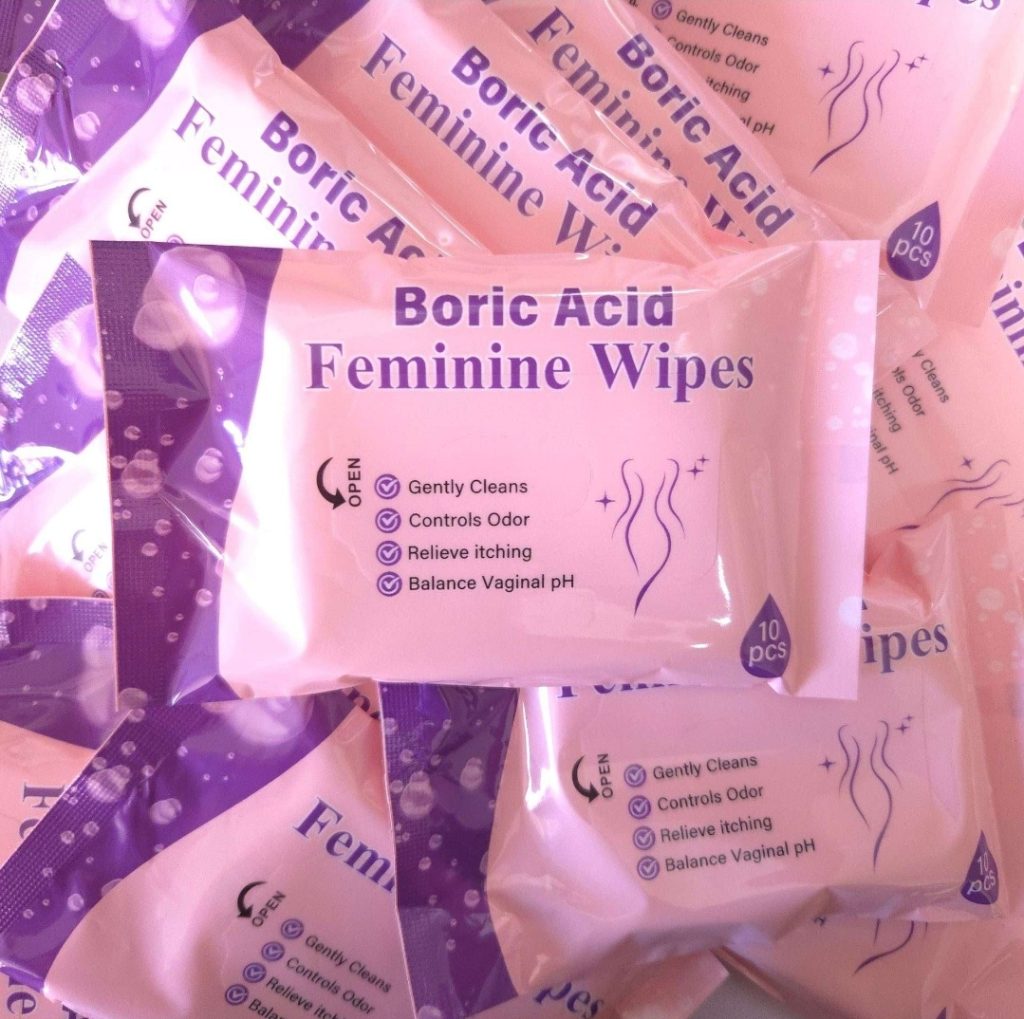Boric Wipes