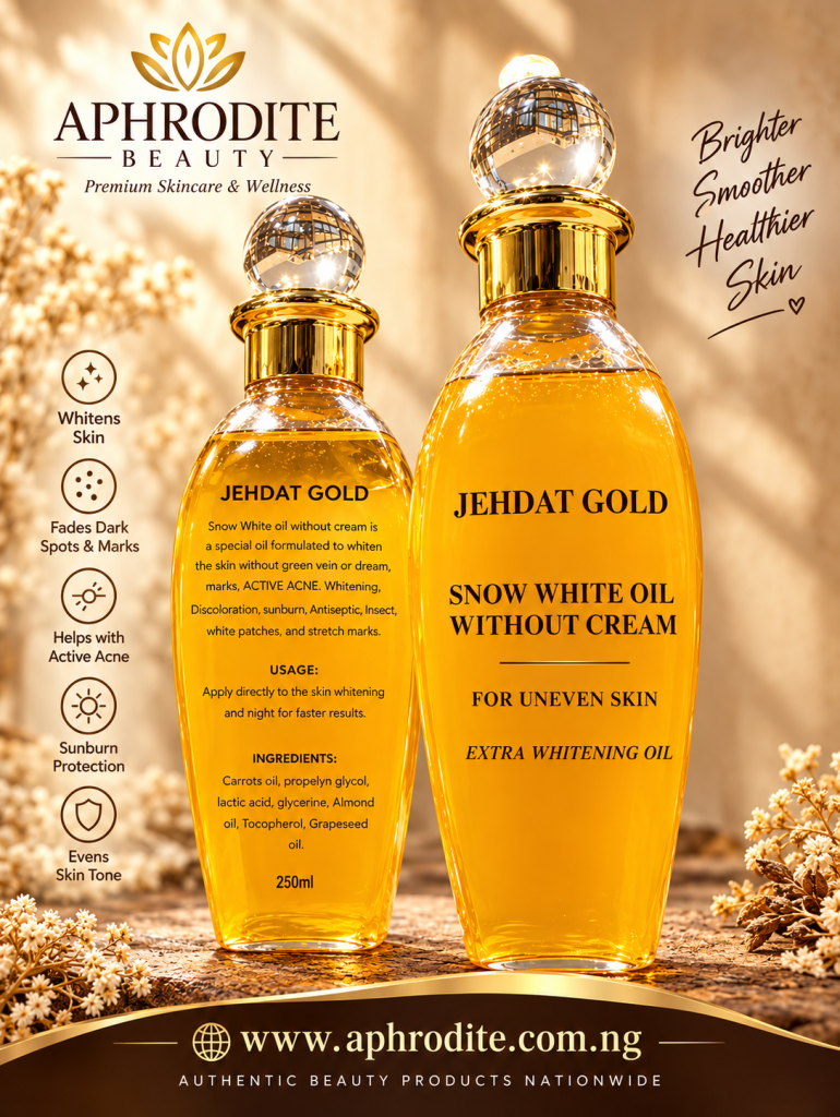 Original Jehdat gold Snow white oil